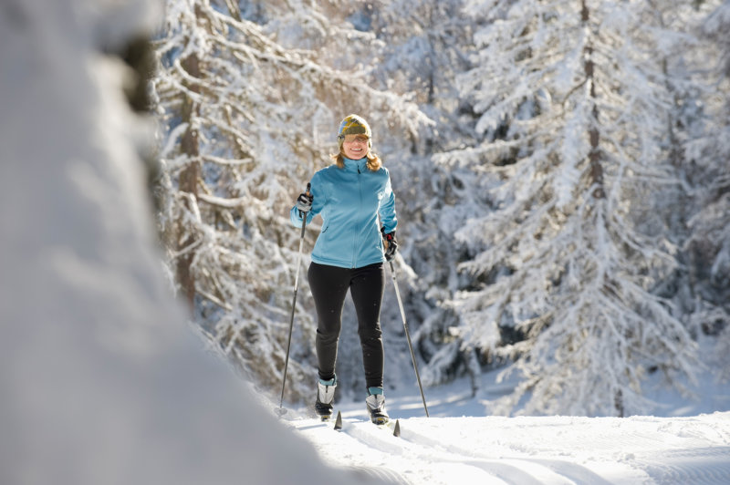 Langlaufen, eine gesunde Wintersportart